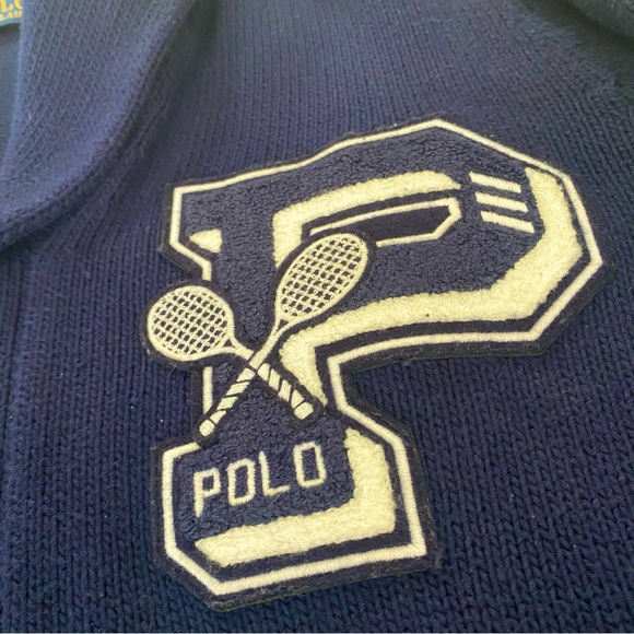 Polo Ralph Lauren US Open Cotton Cardigan RARE Sweater - Picture 3 of 16